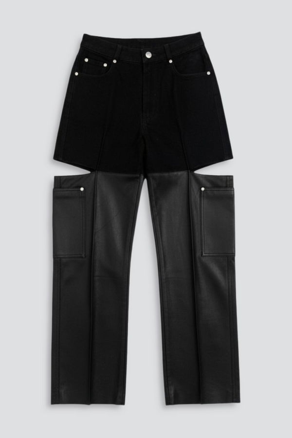 Jovana Markovic Cutout Leather Pants