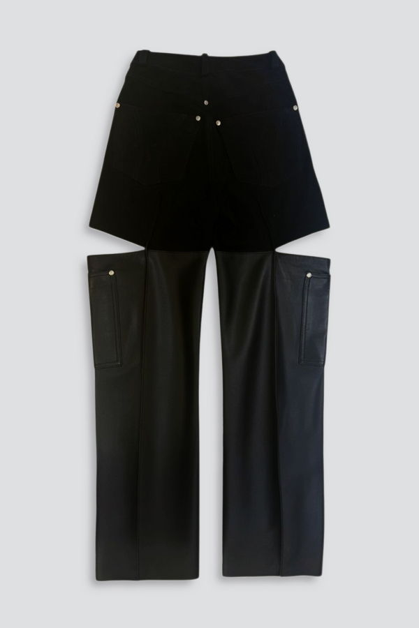 Jovana Markovic Cutout Leather Pants