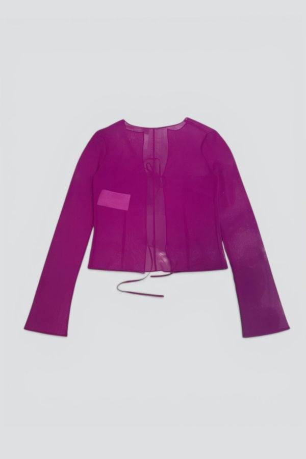 Jovana Markovic Fuchsia Silk Blouse Top