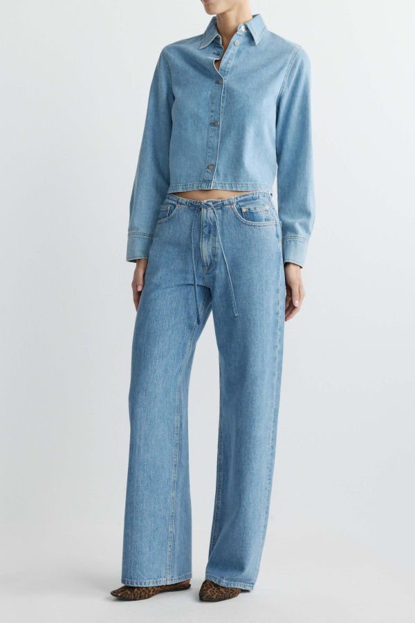 DL 1961 Sienna Low-Slung Wide Leg Jeans