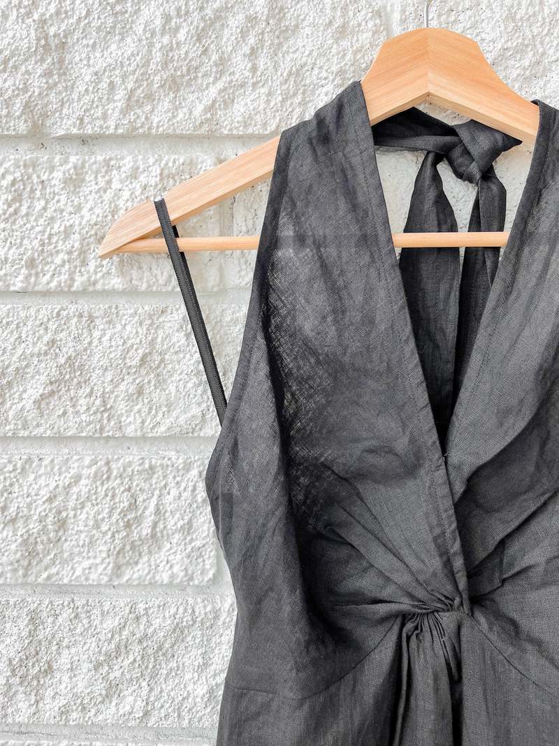 Apiece Apart Salome Halter Maxi Dress