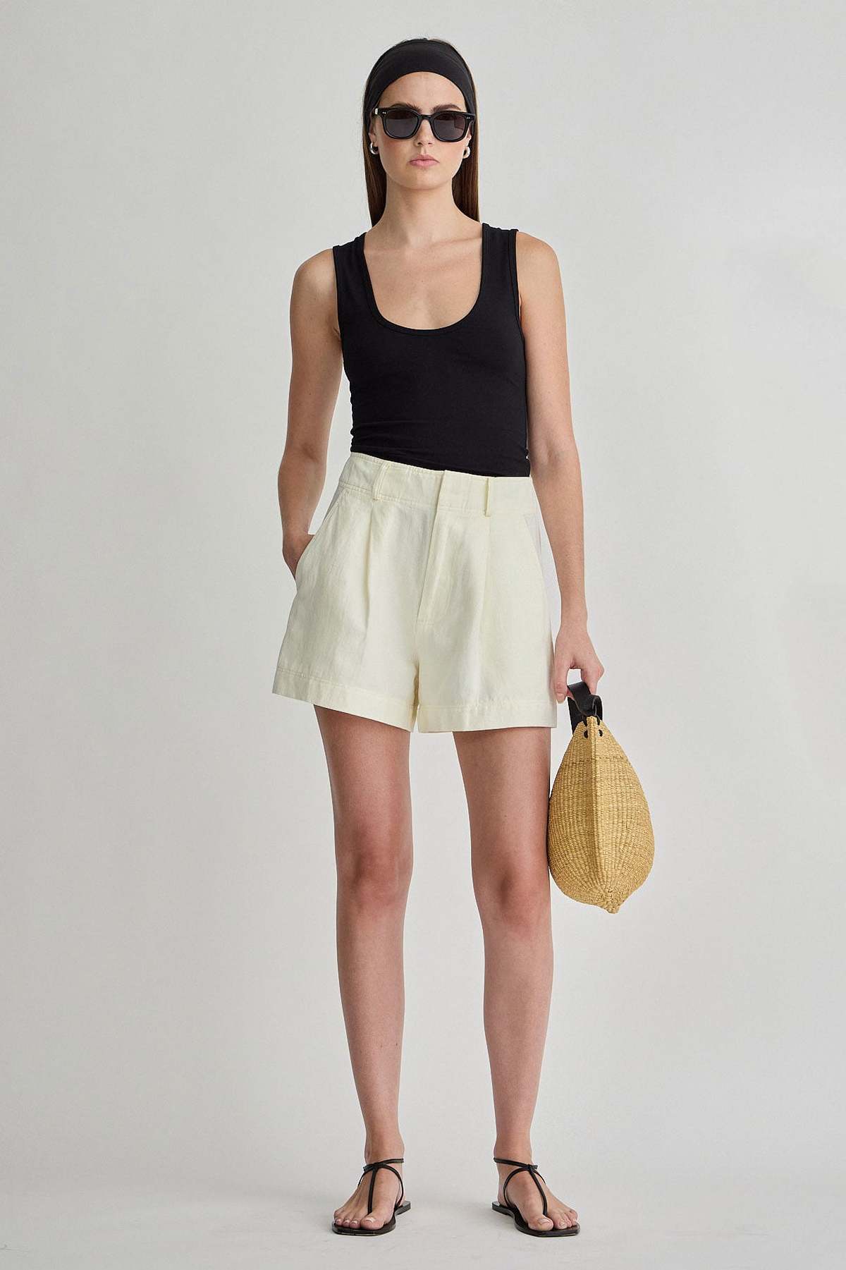 Apiece Apart Short Bari Short - Cream - Image 4 of 4