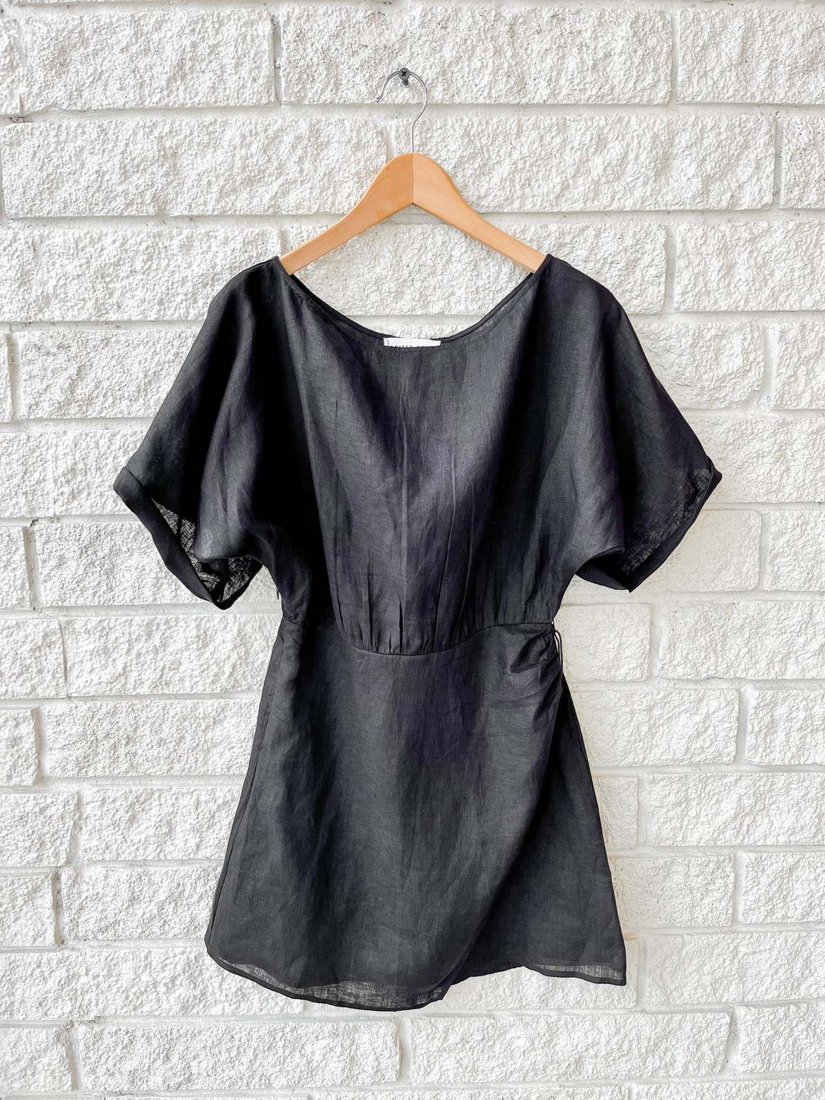 Apiece Apart Sigrun Mini Dress - Black - Image 1 of 4