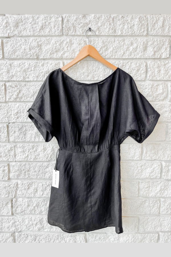 Apiece Apart Sigrun Mini Dress - Black