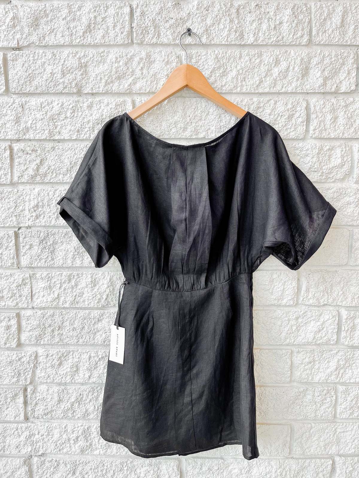 Apiece Apart Sigrun Mini Dress - Black - Image 2 of 4