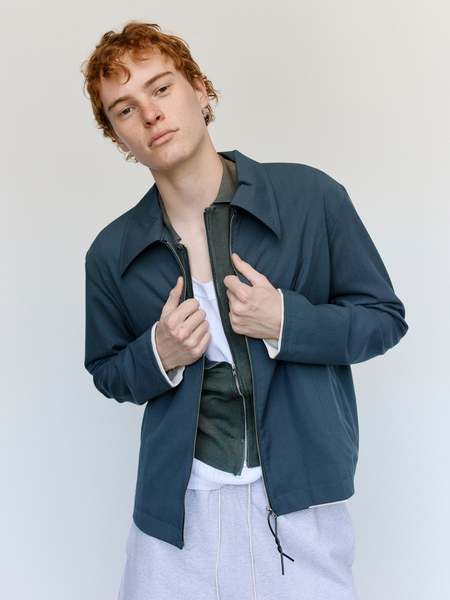 Camiel Fortgens Wool 70's Jacket - Lilac | Garmentory