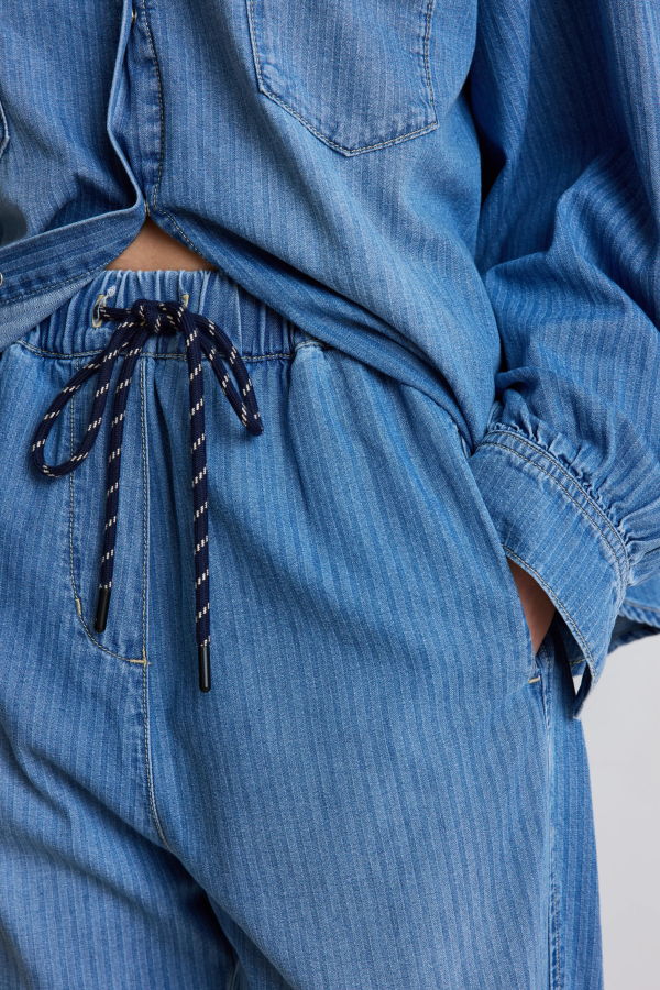 Hod Jabiru Pant - Light Stripe Denim