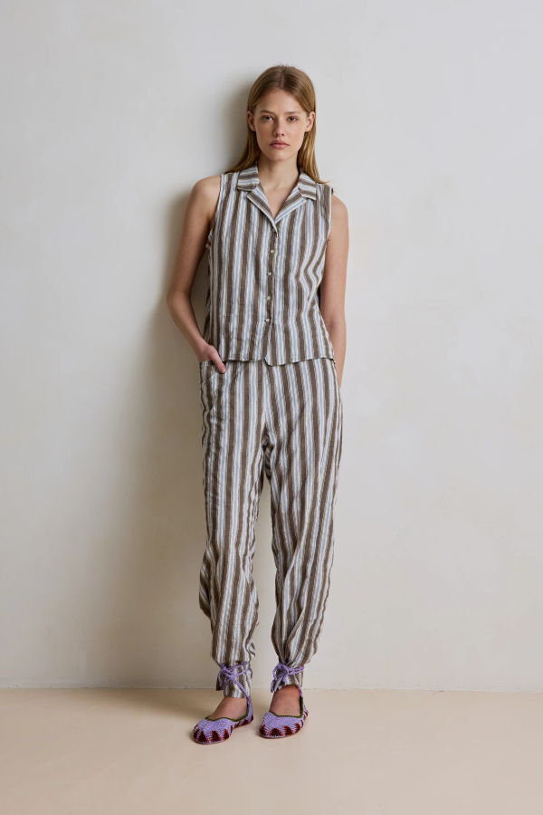 Hod Mimi Shirt - Cedar Stripe