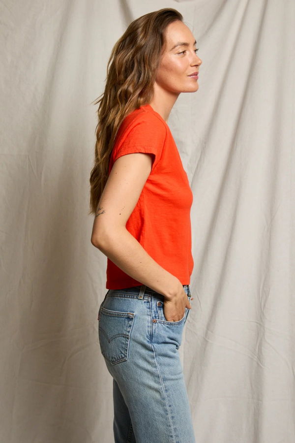 Perfect White Tee Alanis V Neck Tee