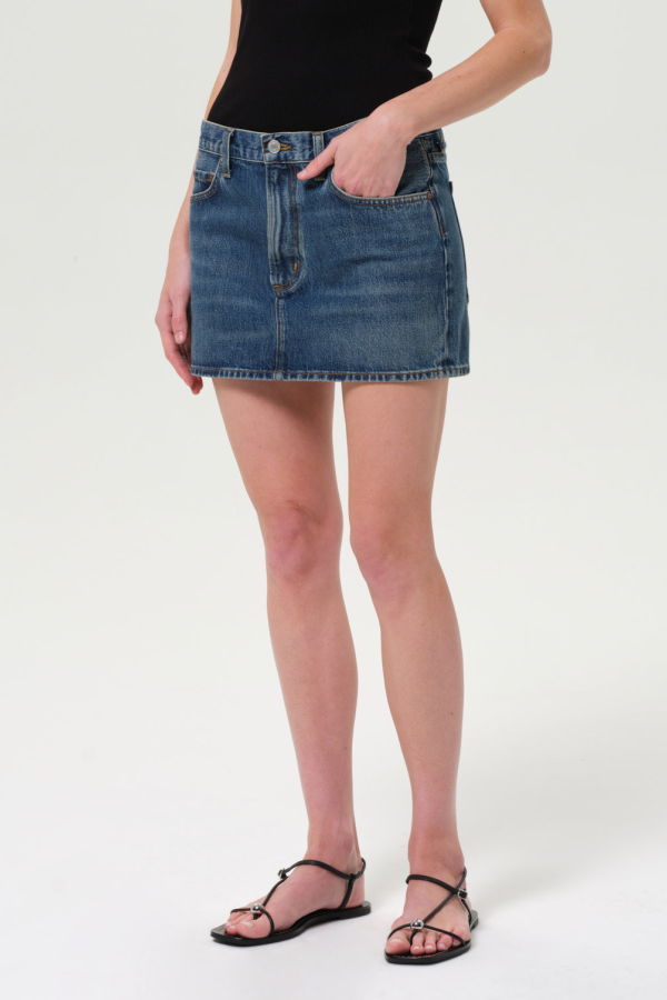 AGOLDE Alek Mini Skirt - Dwell
