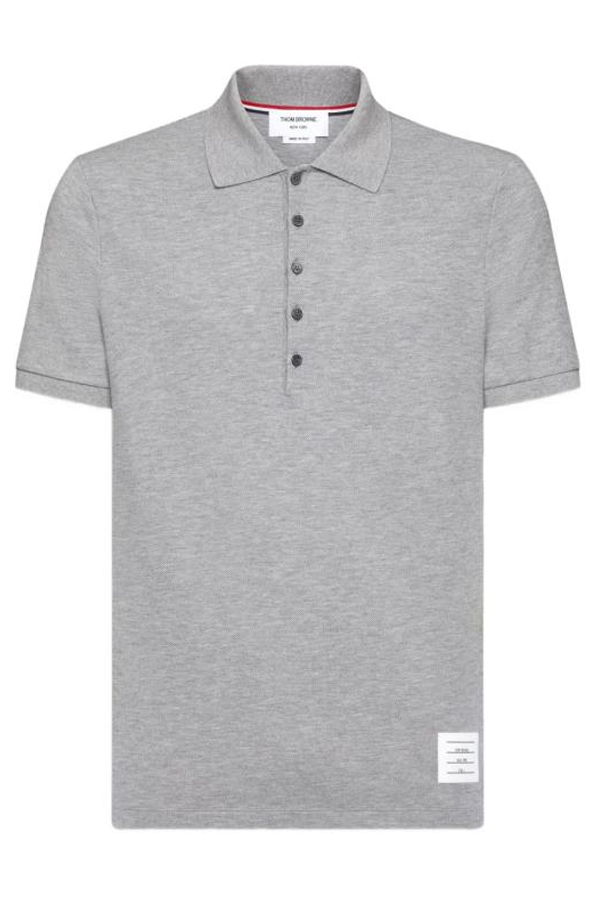 Thom Browne Polo Shirt - Light Gray