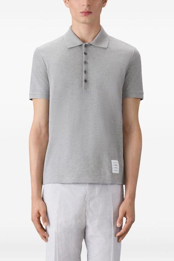 Thom Browne Polo Shirt - Light Gray