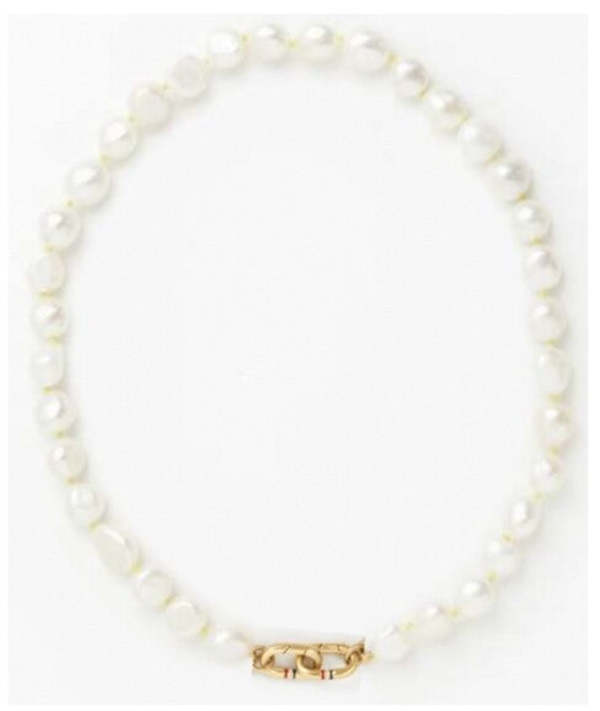 Clare V. Le Pearl Necklace - Gold