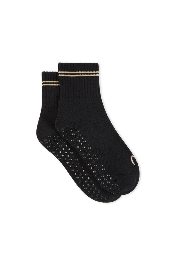 The Upside Celestia Grip Sock - Black