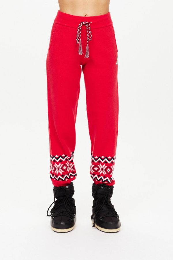 The Upside Keystone Jojo Knit Jogger - Chilli