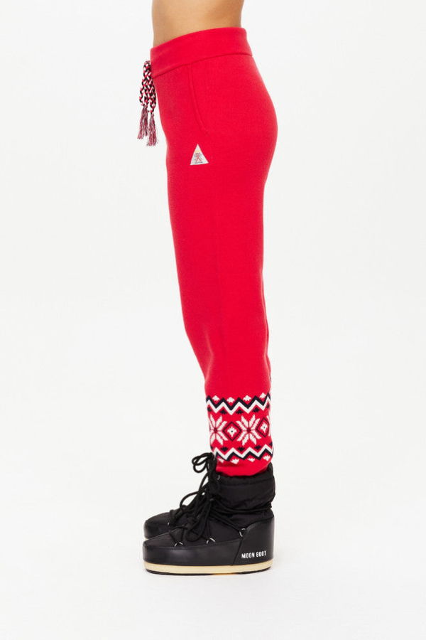 The Upside Keystone Jojo Knit Jogger - Chilli