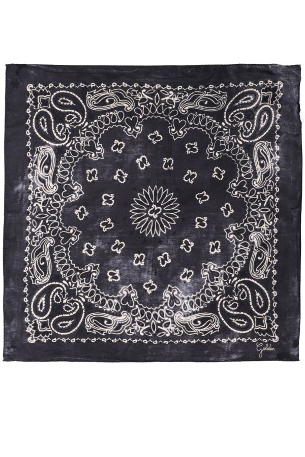 Golden Goose Foulard Con Motivo Paisley Scarf - Charcoal