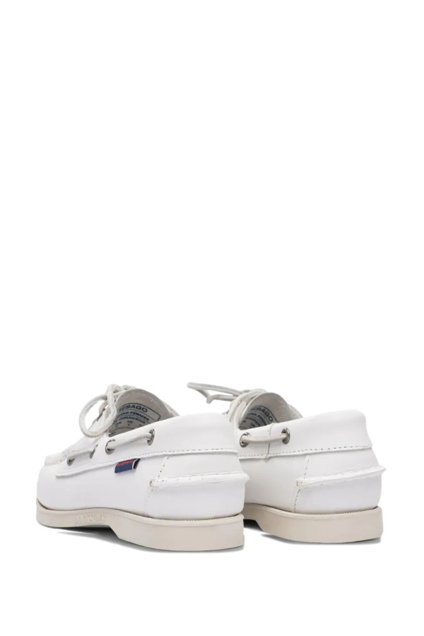 Sebago Docksides Portland Boat Shoes - White