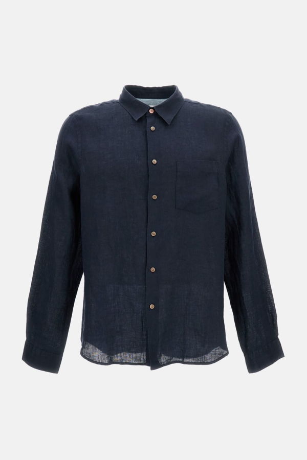 PAUL SMITH Linen Shirt - Blue