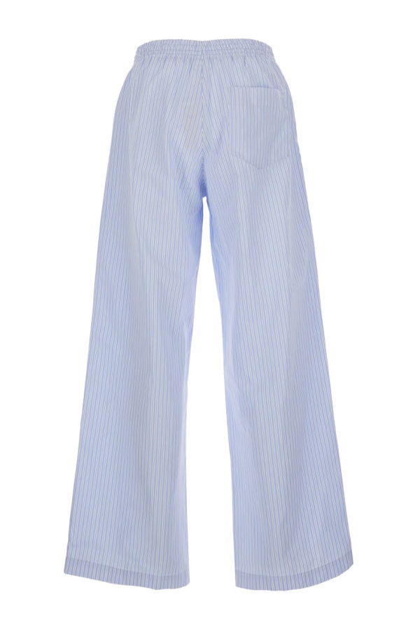 A.P.C. Lou Pants With Front Pockets And Cotton Elastic Pants - Light Blue