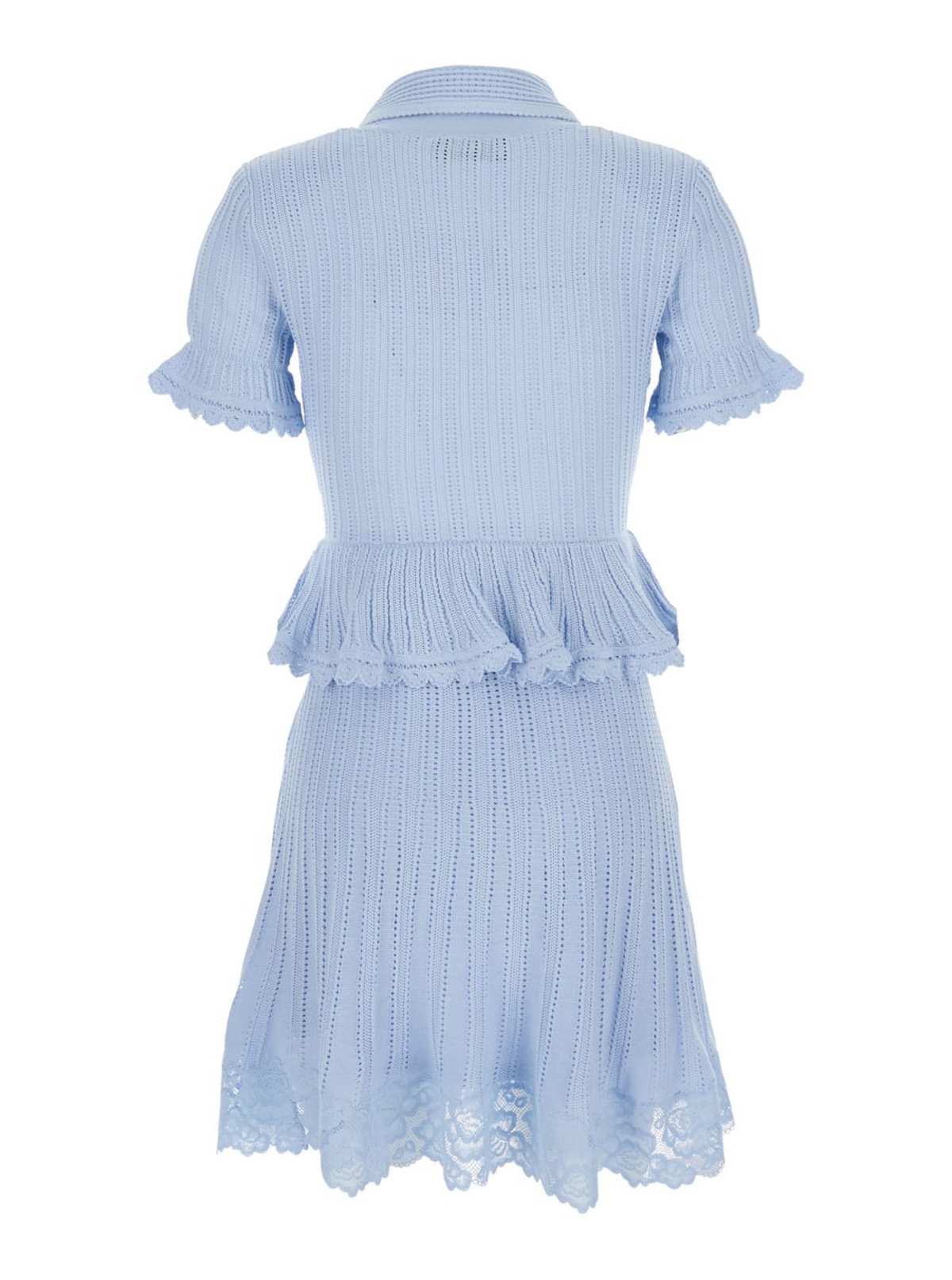 cream ribbed knit dress GRACE RIBBED SWEATER DRESS – THIRTYWAY main image 1