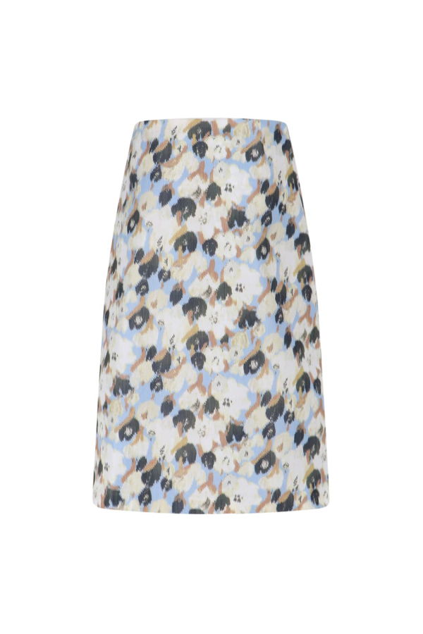 Marni Secret Bouquet Midi Skirt - Multicolor