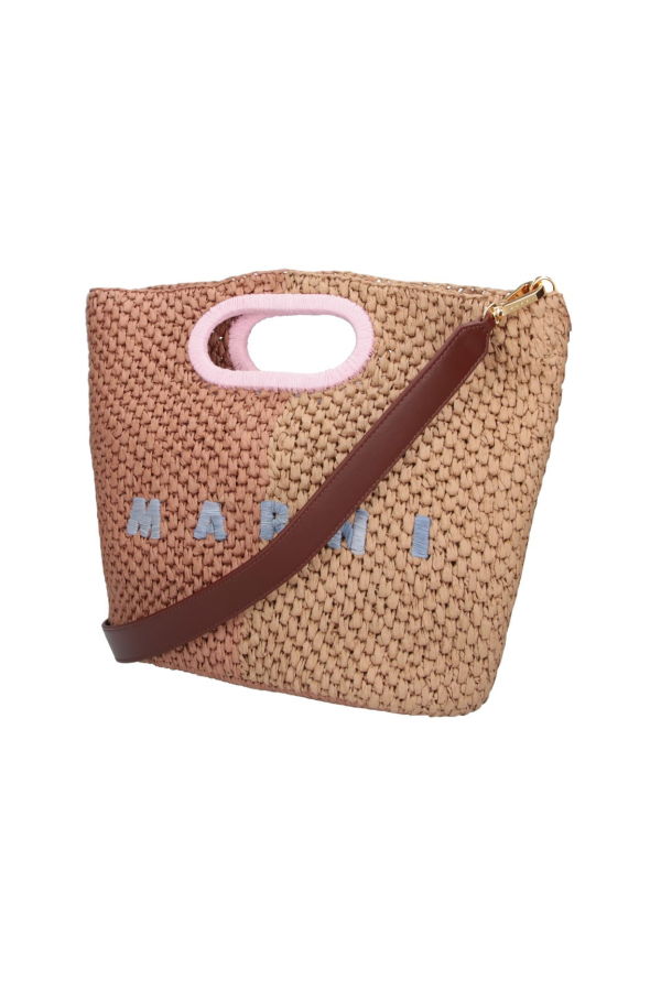 Marni Seaside Clutch Handbag - Beige