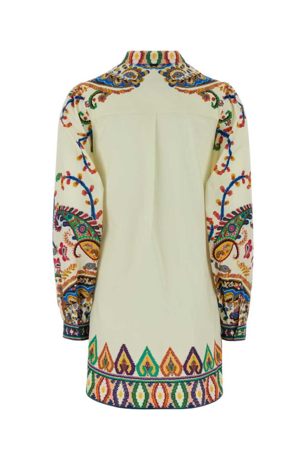 Etro Cream Poplin Dress