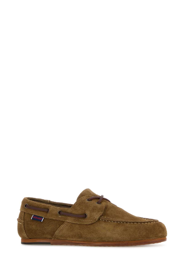 Sebago Brown Suede Owen Loafers - Brown Taupe
