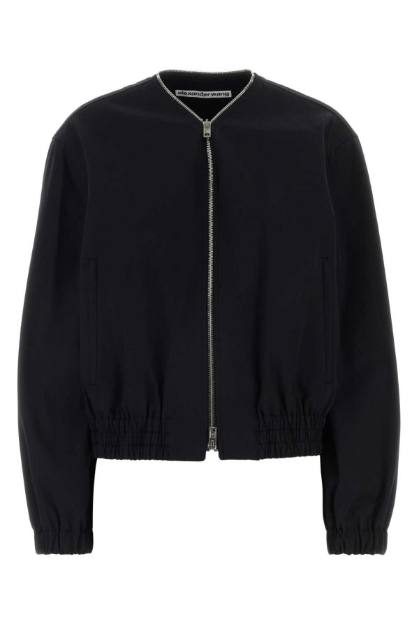 ALEXANDER WANG Cotton Bomber Jacket - Black
