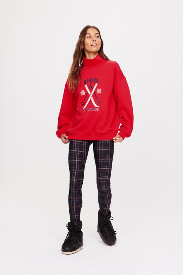 The Upside Off Piste Clementine Crew Sweatshirt - Chilli