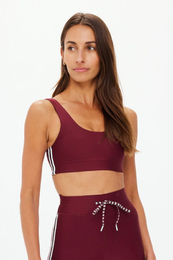 The Upside Oxford Harley Scoop Bra - Merlot