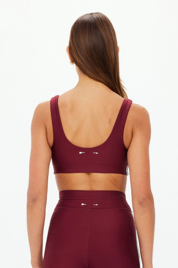 The Upside Oxford Harley Scoop Bra - Merlot