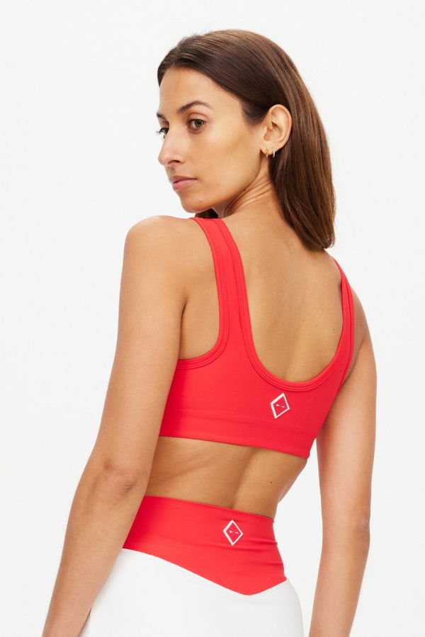 The Upside Pacific Harley Scoop Neck Bra - Roja