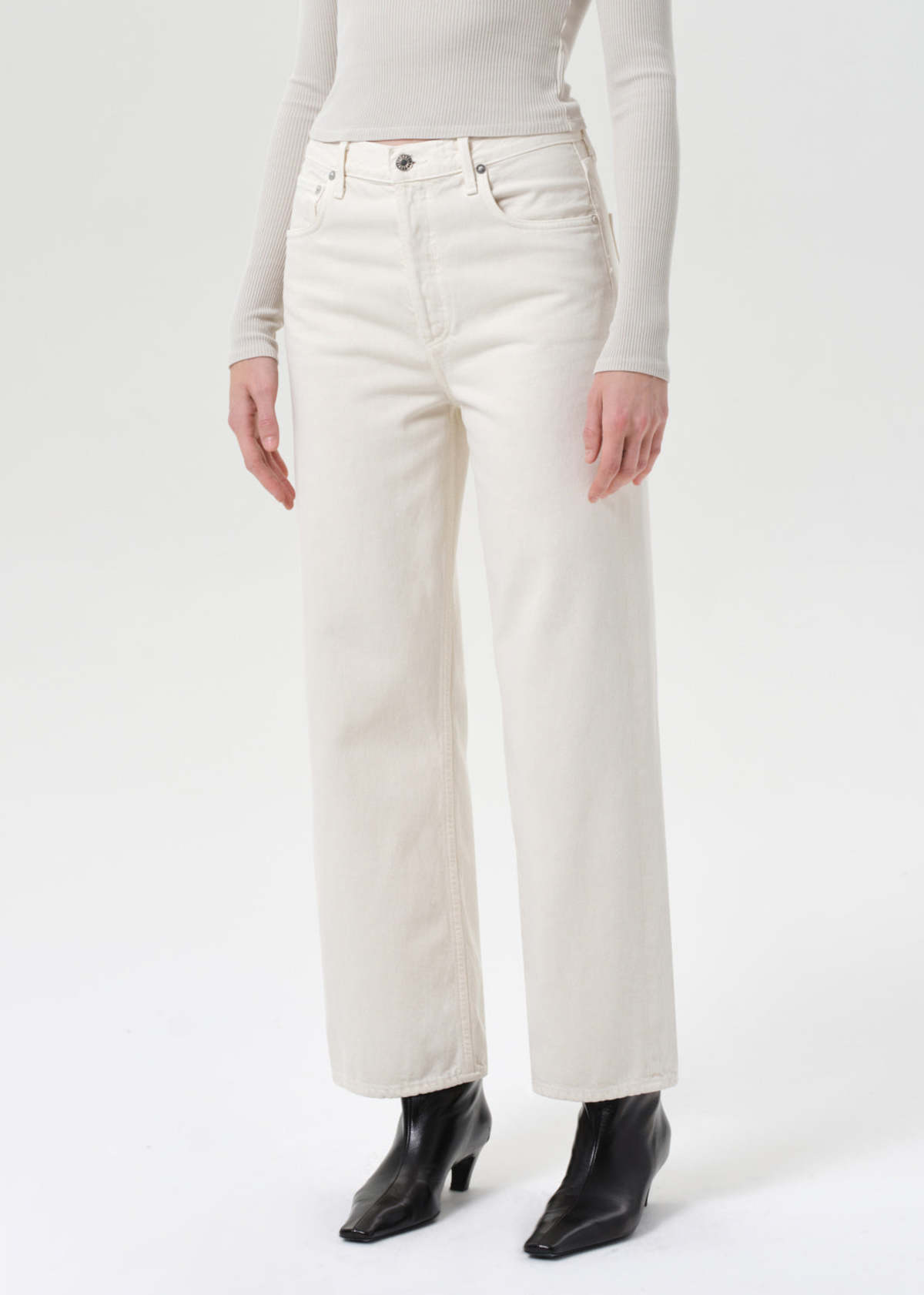 AGOLDE Ren Jeans - Brown Rice - Image 2 of 7