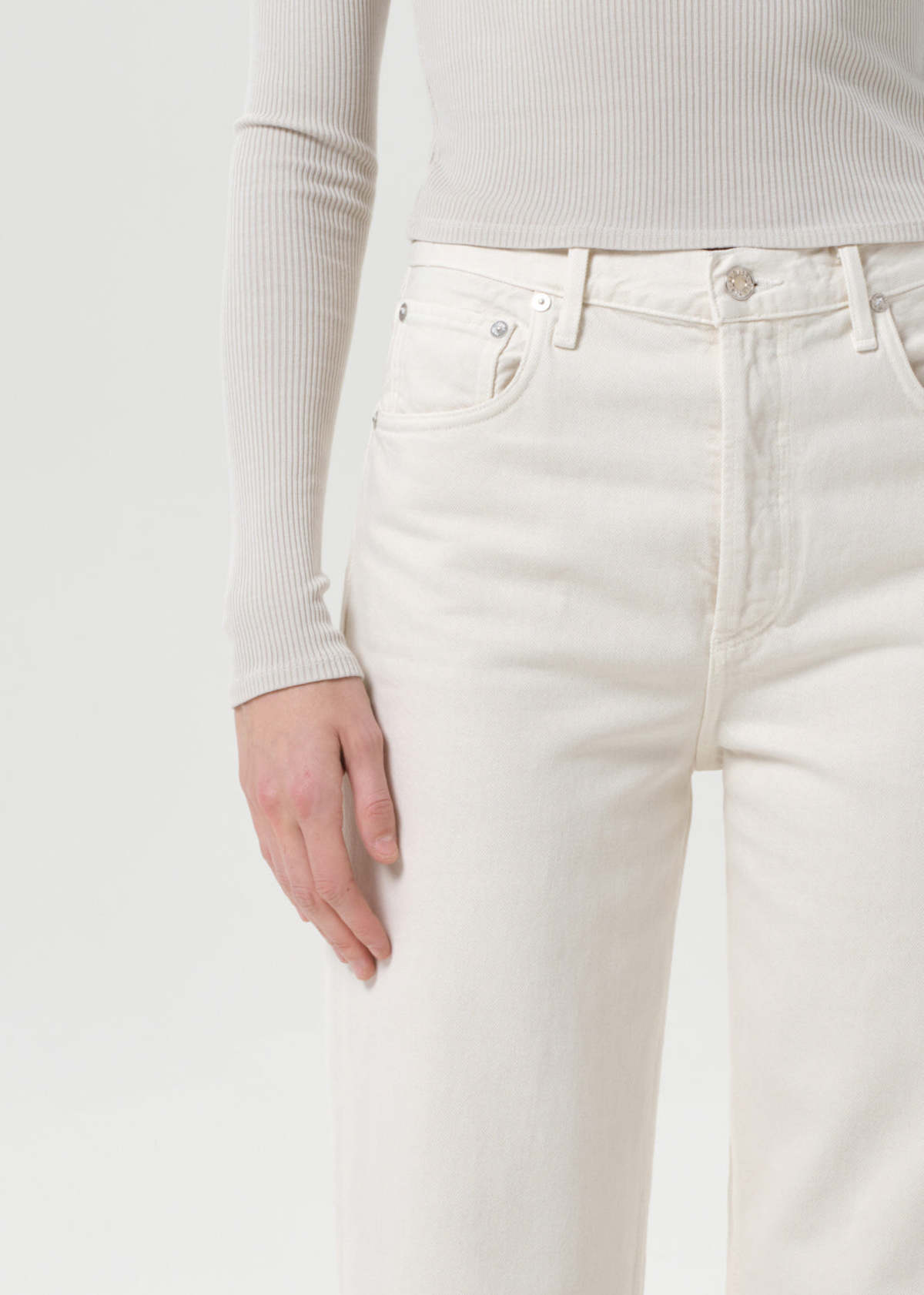 AGOLDE Ren Jeans - Brown Rice - Image 6 of 7