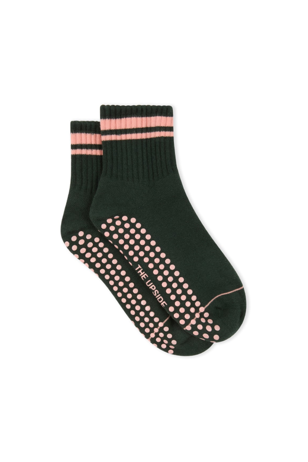 The Upside Tamara Grip Sock - Jungle Green