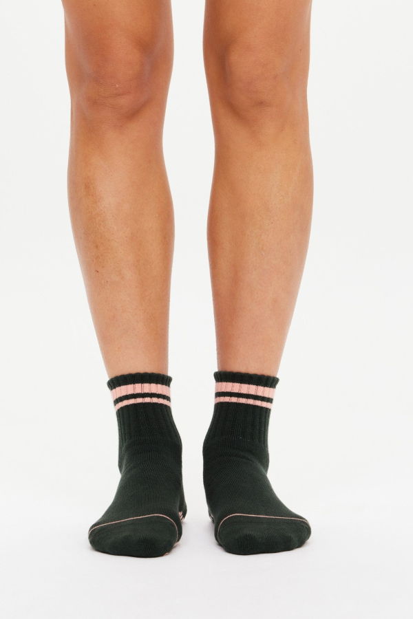 The Upside Tamara Grip Sock - Jungle Green