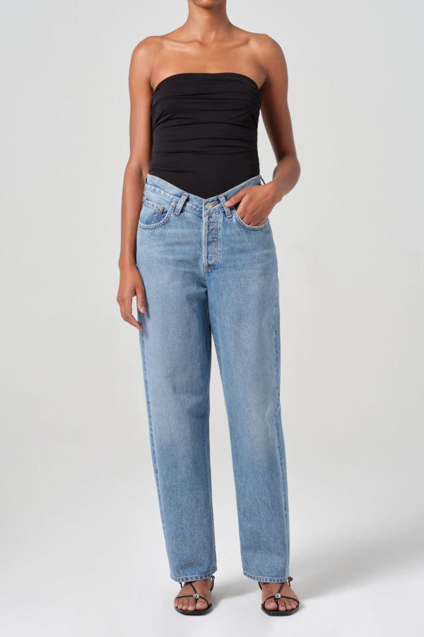 AGOLDE V-Waist Baggy Jeans - Fairway