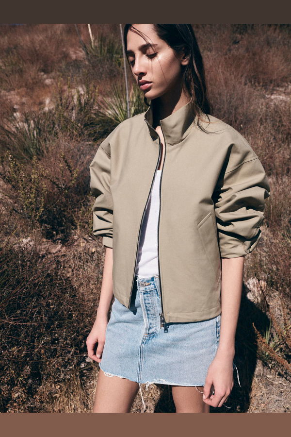 AGOLDE V-Waist Mini Skirt - Force