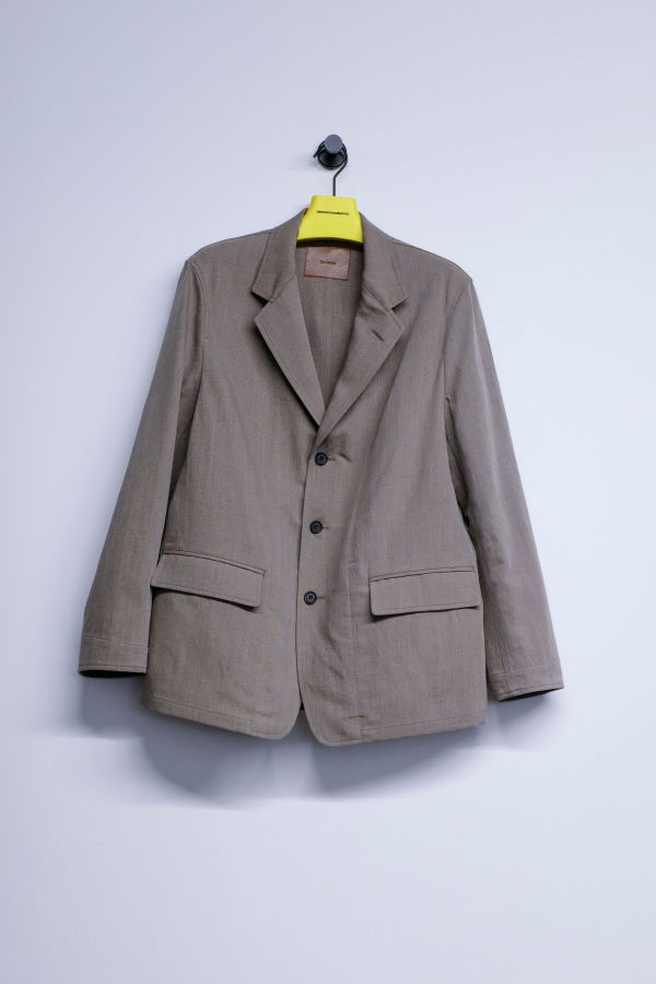 The Letters Linen & Wool Workers Blazer - Mocha