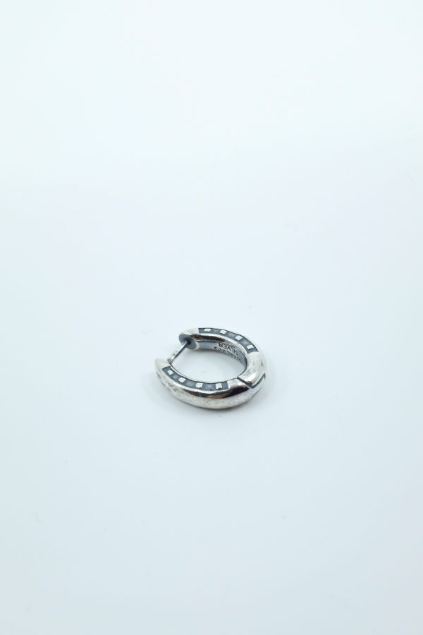 The Letters Silver Horseshoe Earring
