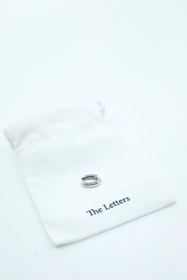 The Letters Silver Horseshoe Earring