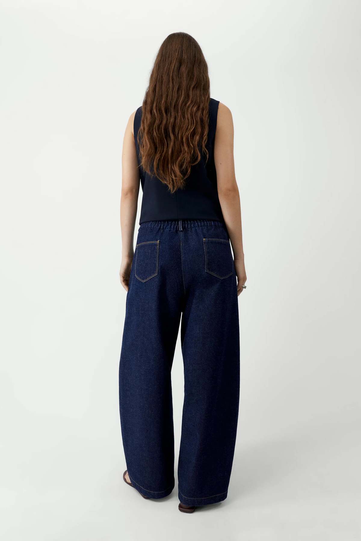 Cordera Curved Baggy Jeans - Denim - Image 3 of 4