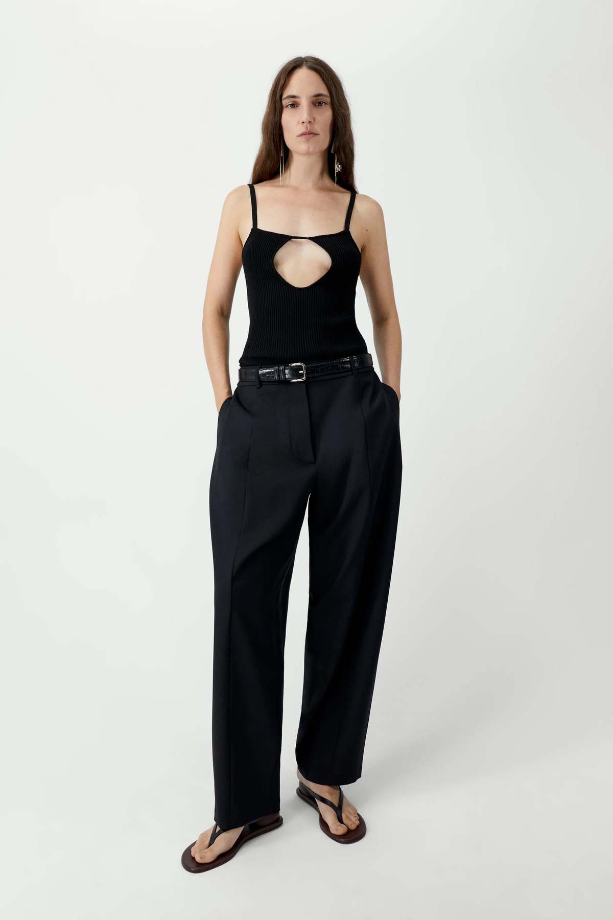 Cordera Cut Out Top - Black - Image 1 of 4