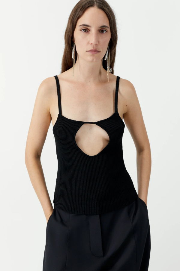 Cordera Cut Out Top - Black