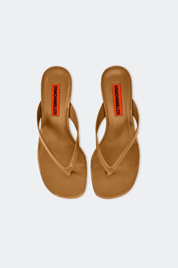 Simon Miller Beep Thong Sandal - Dark Nude