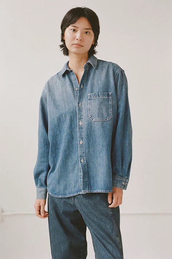 Shaina Mote Denim Pocket Shirt