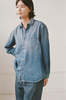 Shaina Mote Denim Pocket Shirt - Thumbnail 3