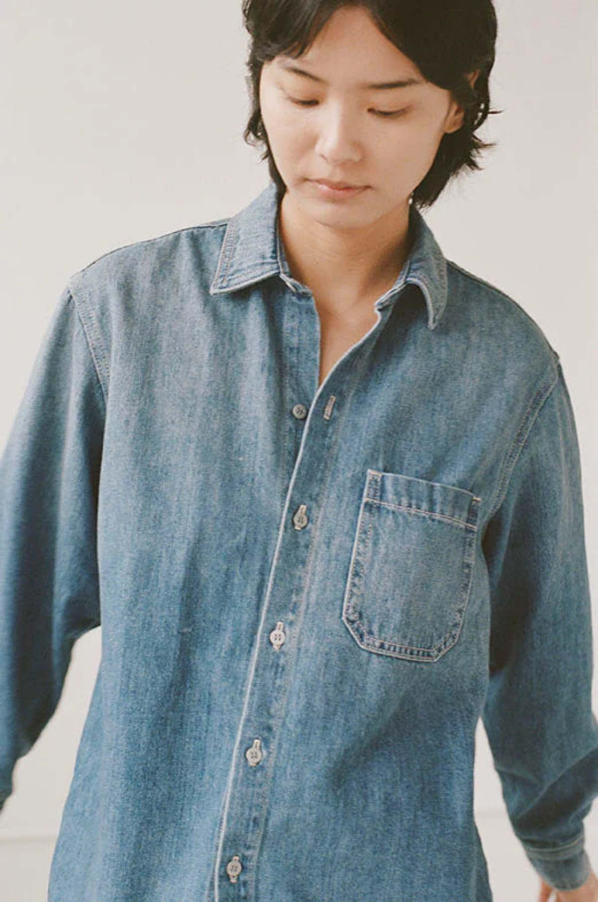 Shaina Mote Denim Pocket Shirt - Image 4 of 6